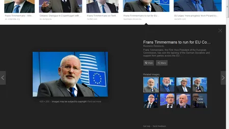 Frans Timmermans este singurul candidat socialist la succesiunea lui Juncker