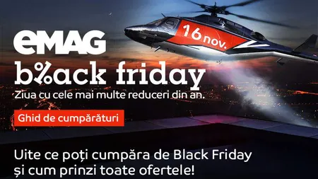 Black Friday eMag 2018: Valoarea comenzilor eMag s-a apropiat de 100 de milioane de euro