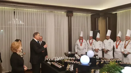 Klaus Iohannis, la Sibiu, la un eveniment gastronomic: 