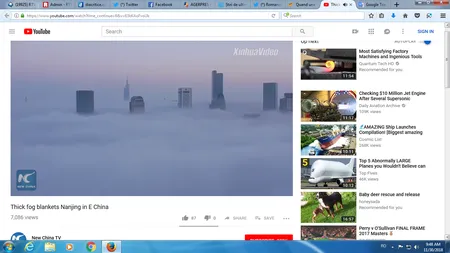 Un oraş întreg apărut printre nori. Imagini impresionante filmate în China VIDEO