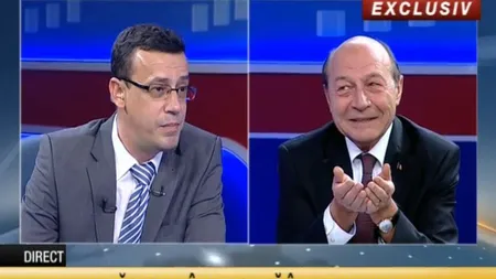 Victor Ciutacu: Grija subită a lui Băsescu e de-a dreptul dezgustătoare. Traian Băsescu: Măi, panaramă mică