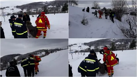 S-au luptat cu nămeţii ca să salveze oameni. Din cauza zăpezii, paramedicii au ajuns pe jos la urgenţele medicale