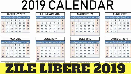 ZILE LIBERE 2019. Bucurie pentru bugetari, ar putea să aibă o 