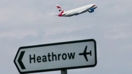 ATACUL DRONELOR, episodul 2, la Londra. Zborurile au fost suspendate o oră pe Heathrow marţi seară