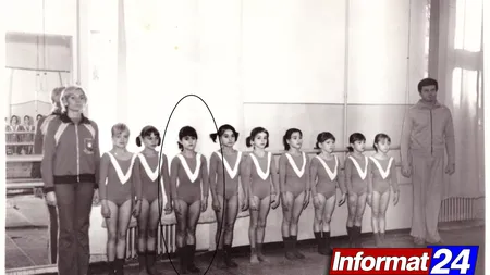 Nadia Comăneci, la 6 ani! Primele poze cu marea campioană în sala de gimnastică FOTO