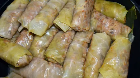 Sarmale de post cu ciuperci