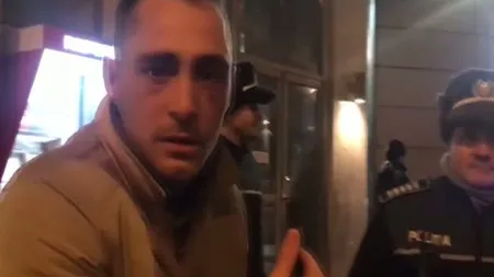 Vladimir Drăghia, bruscat de jandarmi la Ateneul Român VIDEO