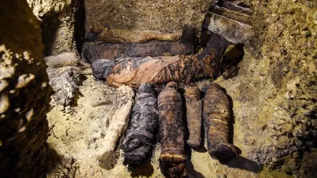 50 de mumii, descoperite într-un mormânt faraonic din Egipt