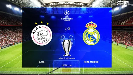 AJAX AMSTERDAM - REAL MADRID 1-2. Victorie chinuită pentru deţinătoarea trofeului