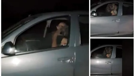 Senzaţii tari. Doi tineri, amor nebun pe autostradă, la peste 130 km pe oră. Totul a fost filmat VIDEO