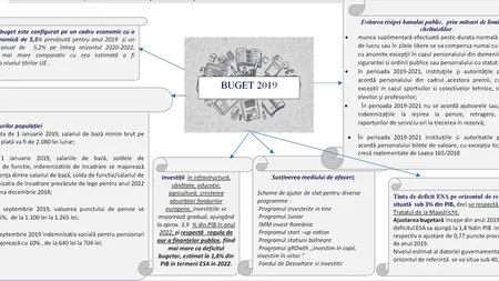 BUGET 2019. Pensii, salarii şi indemnizaţii mai mari, dar şi renunţarea la alte stipendii sociale. Cine câştigă, cine pierde