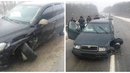 Igor Dodon, preşedintele Republicii Moldova, implicat din nou într-un accident rutier. O maşină a intrat frontal în coloană