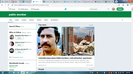 S-a ales praful de casa lui Pablo Escobar. Locuinţa baronului drogurilor a fost demolată VIDEO