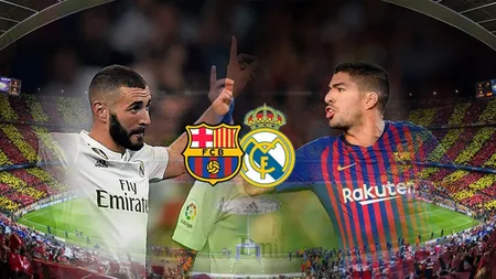 Barcelona - Real Madrid, semifinală-şoc în Cupa Spaniei. Meciul se joacă peste 5 ZILE