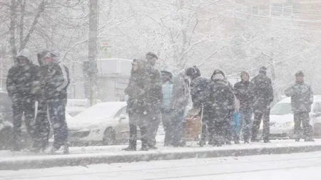 PROGNOZA METEO. Ninsori şi viscol în mare parte din ţară. Temperaturile vor coborî până la -20 de grade