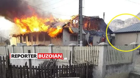Incendiu puternic în Buzău. Un cămin cultural a luat foc, zeci de elevi au fost evacuaţi