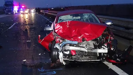 Accident cu români în Ungaria, provocat de o maşină care mergea pe contrasens