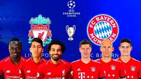 LIVERPOOL - BAYERN MUNCHEN 0-0, fără gol în meciul serii din Champions League