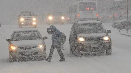 Avertizare meteo COD GALBEN de NINSORI abundente, viscol şi temperaturi scăzute în mai multe judeţe