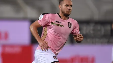 Lovitură TERIBILĂ pentru George Puşcaş. Atacantul echipei naţionale, RETROGRADAT cu Palermo în SERIE C