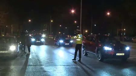 Şoferi băuţi, drogaţi şi fără permis, prinşi de poliţişti în timpul unei razii în Bucureşti