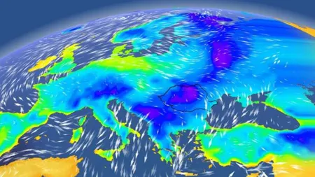 Un nou val de aer polar ajunge în România. Vom avea ninsori puternice şi temperaturi de -15 grade Celsius