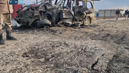 Atentat sinucigaş la un punct vamal. Momentul exploziei a fost surprins de camerele de supraveghere VIDEO
