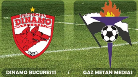 Gaz Metan Mediaş - Dinamo, 2-1, în play-out-ul Ligii I