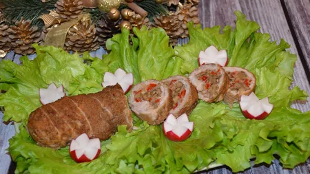 REŢETA ZILEI: Rulada de porc cu nuci