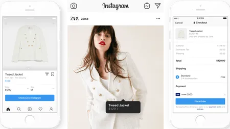 Cum să-ţi cheltuieşti banii pe Instagram. Aplicaţia lansează o funcţie care permite efectuarea de cumpărături online