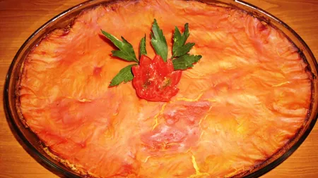 Musaca de cartofi cu carne de pui