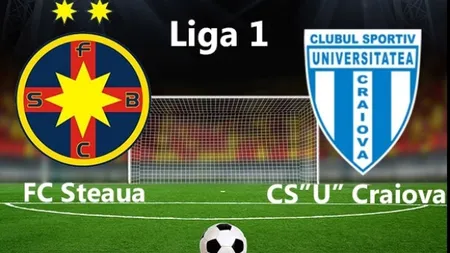 FCSB (STEAUA) - CSU CRAIOVA 3-2, iar Dan Petrescu este foarte aproape de un nou titlu