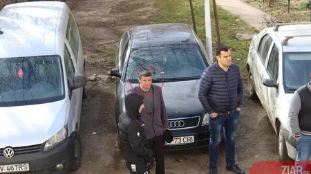 Jaf în centrul Sucevei, ziua în amiaza mare. Hoţii au furat 100.000 de euro dintr-o maşină VIDEO