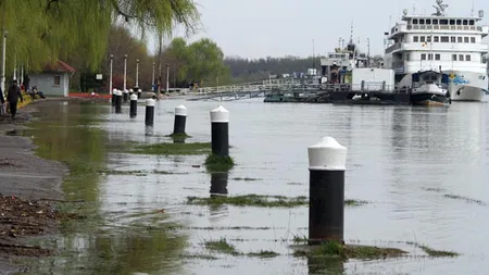 Alertă de inundaţii. Dunărea, la cote alarmante