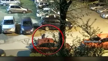 Un bărbat a făcut ravagii într-o parcare din Bacău