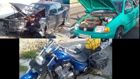Accident cu patru victime, una încarcerată, produs în Satu Mare