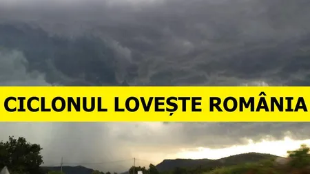 ALERTĂ ANM, va fi prăpăd în următoarele ore: grindină, vijelii, ploi torenţiale. Harta zonelor vizate