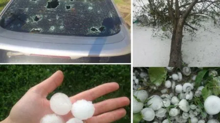 COD GALBEN de fenomene meteo periculoase. Vijelii şi grindină în următoarele ore