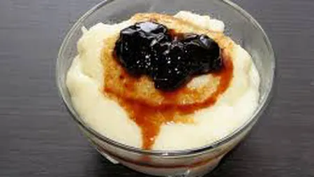 Gustarea copilăriei. Gris cu lapte si dulceata