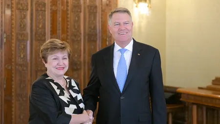 Preşedintele Iohannis l-a primit la Cotroceni pe directorul executiv al Băncii Mondiale, Kristalina Georgieva