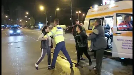 Scandal între soţia şi amanta unui bărbat, după un accident în Cluj