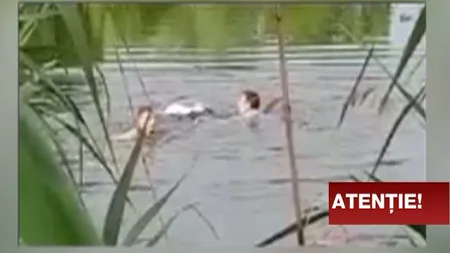 Femeie salvată de la înec din Lacul Fundeni. Doi poliţişti au sărit după ea în apă