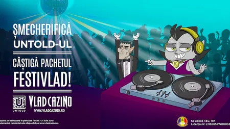 Cazinoul online Vlad Cazino, sponsor la festivalul UNTOLD 2019