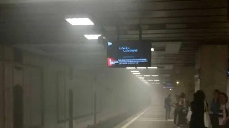 Avarie MAJORĂ la metrou. Peronul s-a umplut de fum la staţia Lujerului