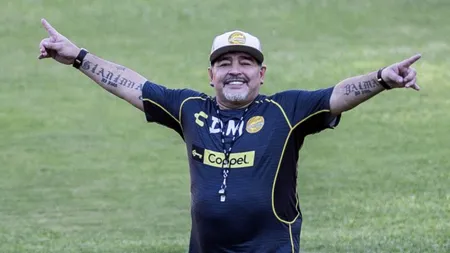 Diego Maradona are mari probleme de sănătate. A demisionat de la Dorados de Sinaola