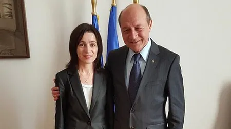 Maia Sandu vrea să îi acorde lui Traian Băsescu cetăţenie în Republica Moldova