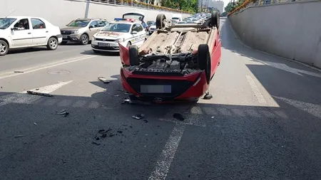 ACCIDENT teribil la Timişoara surprins de camerele de supraveghere VIDEO