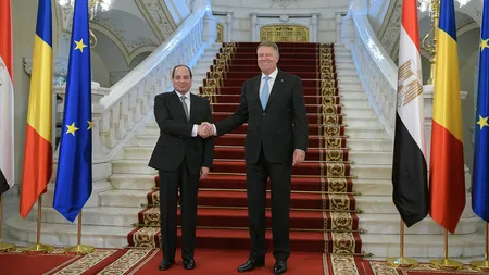 Preşedintele Klaus Iohannis l-a primit la Cotroceni pe omologul său din Egipt. Ce au declarat cei doi şefi de stat