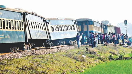 Tren deraiat. Sunt cel puţin cinci morţi şi peste o sută de răniţi