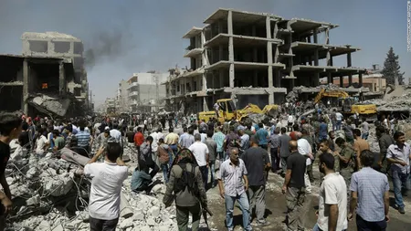 Atacuri în Siria, în apropiere de Damasc: sunt cel puţin 15 morţi, inclusiv civili